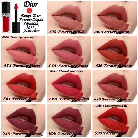 Dior Rouge Liquid Review & Swatches 